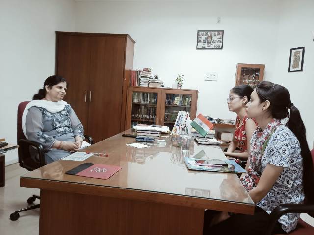 JDMC Library Visit By Library Science Dept.