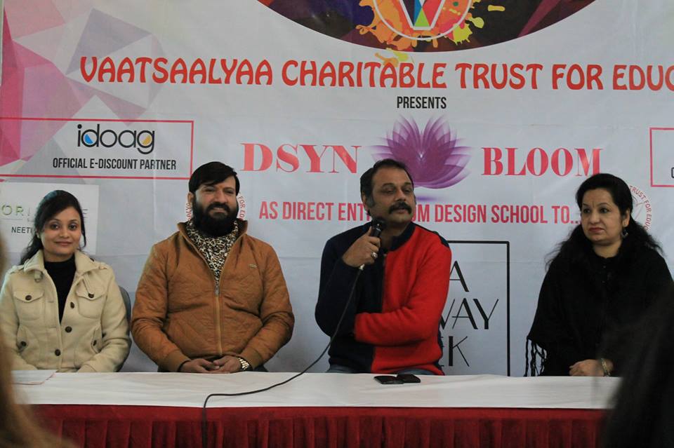 Students with Famous Fashion Designer Mr. Niket Mishra